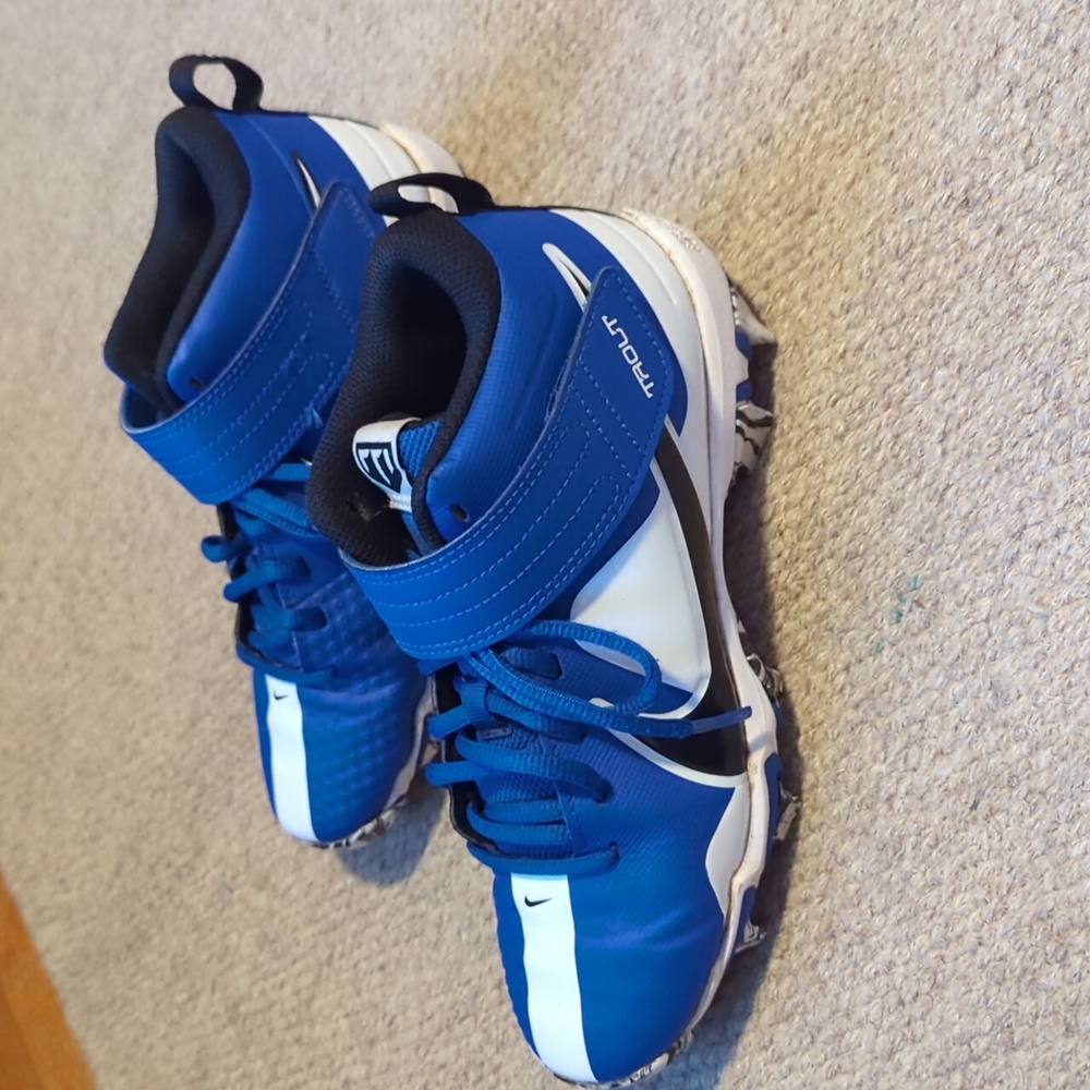 Nike Force Trout 7 Pro MCS Baseball Cleats blue White Size Youth CQ7642-402